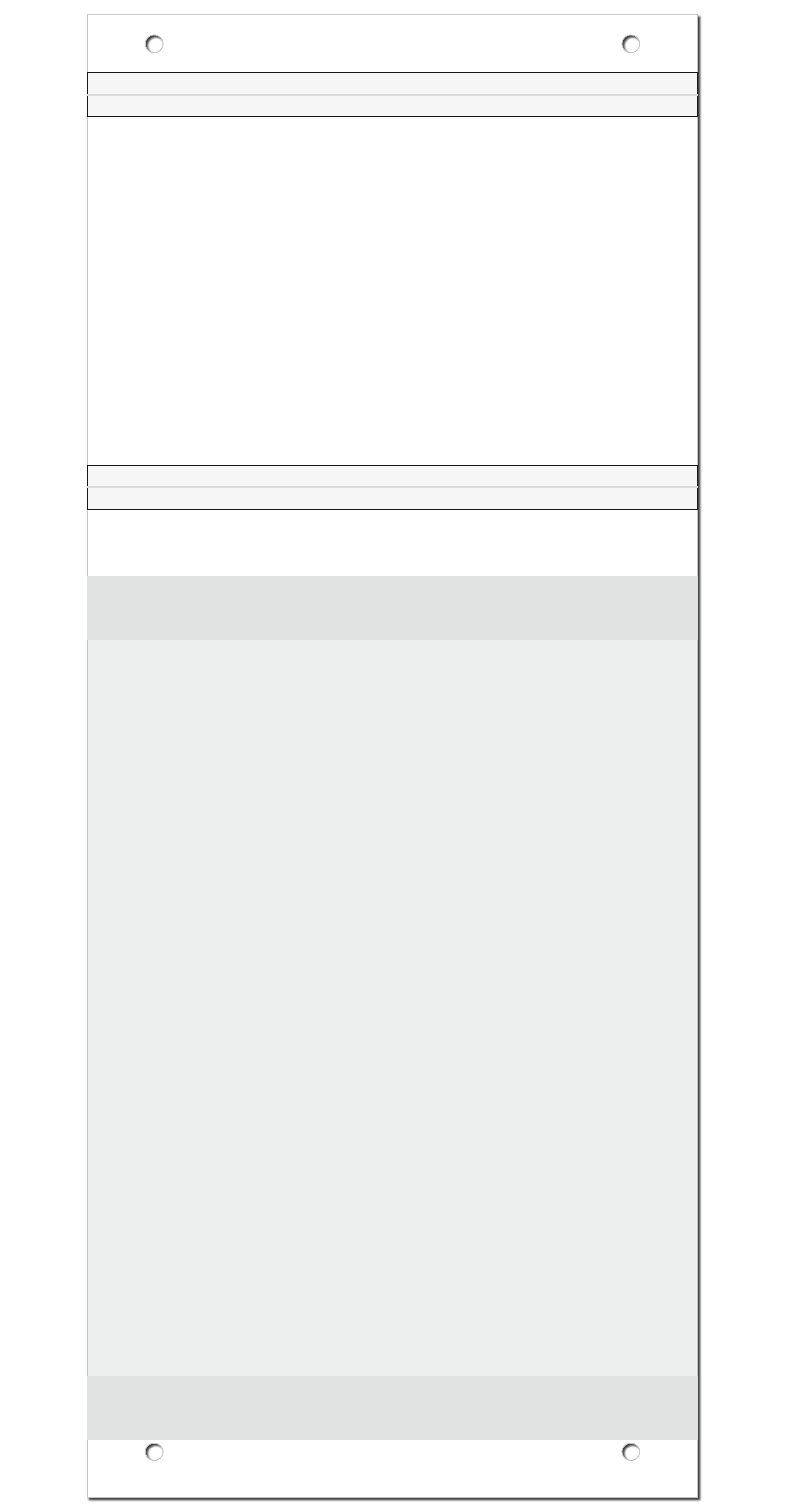 Getränkepreisdisplay "SlimLine" Lochung unten, beidseitig