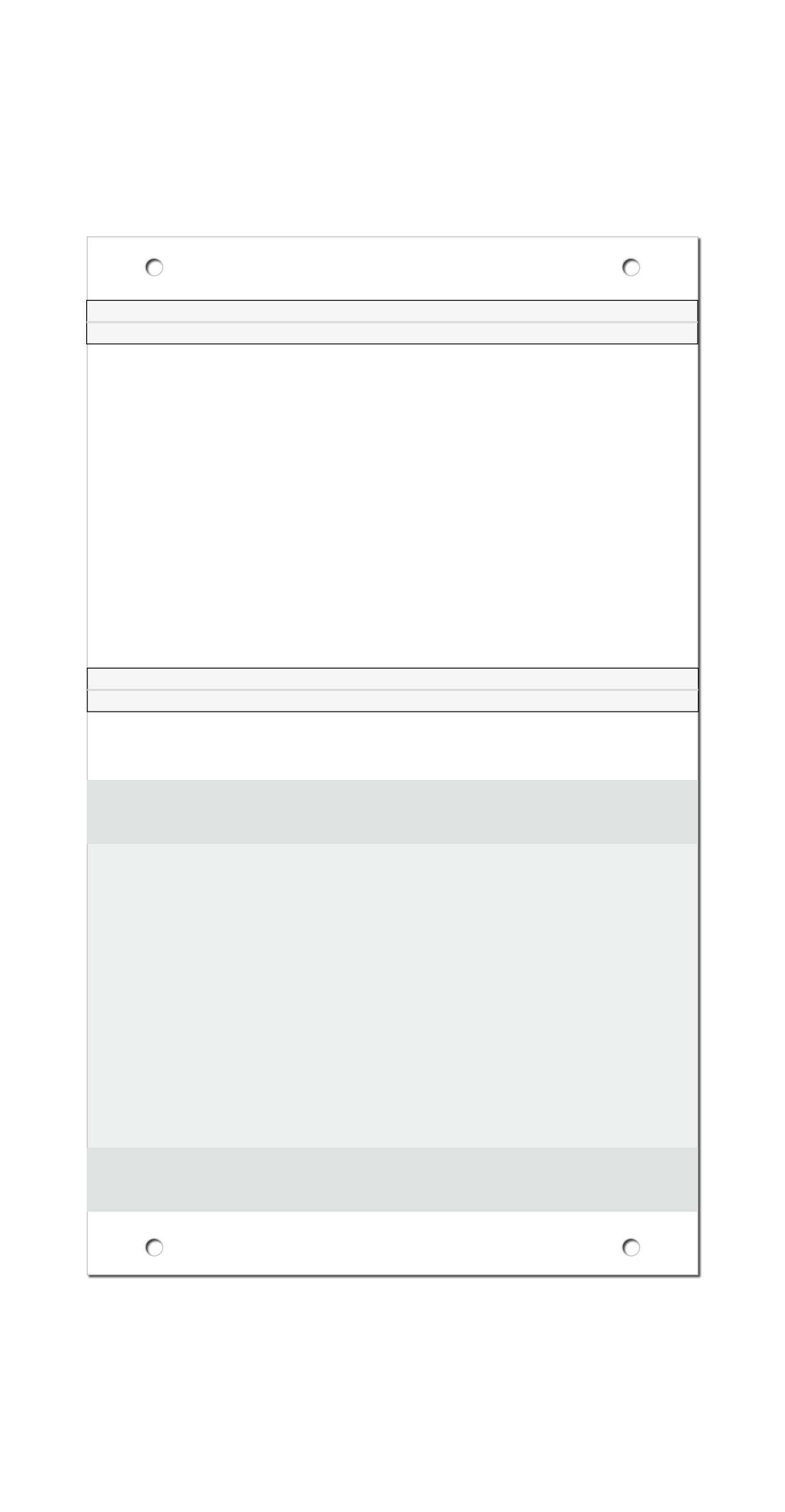 Getränkepreisdisplay "SlimLine" Lochung unten, beidseitig