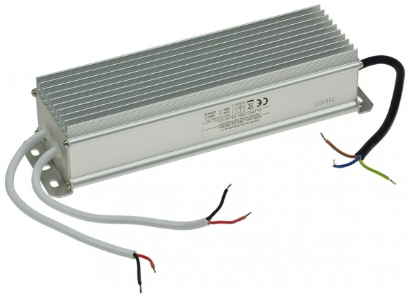 elektronischer LED-Trafo IP67, 1-100Watt Ein 170-250V, Aus 12V=, wasserdicht
